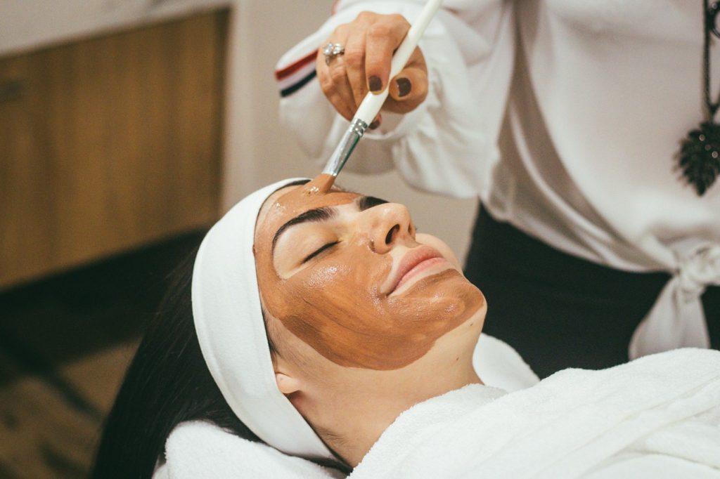 Illustrative facial skincare treatment